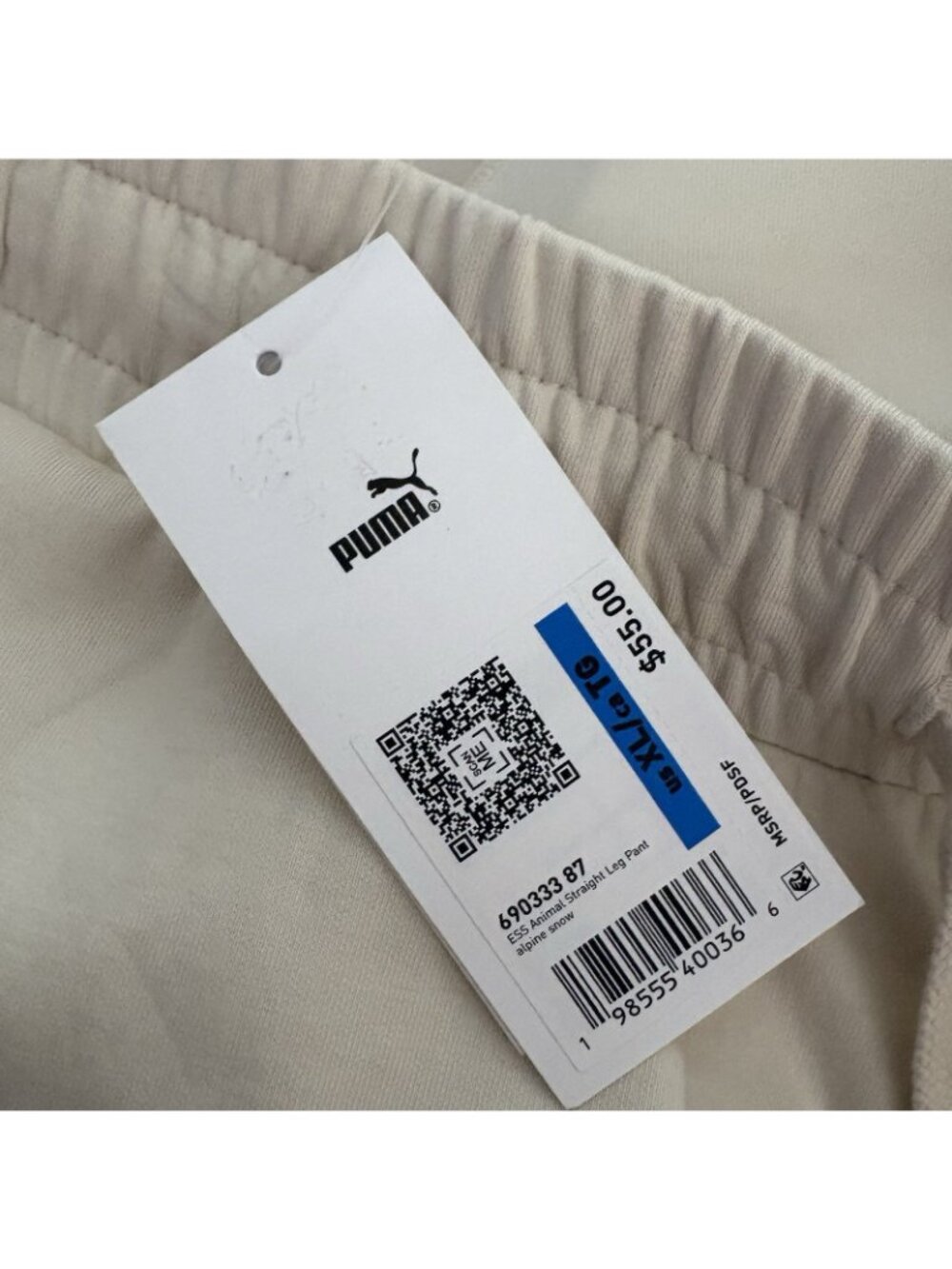 Puma Women XL Alpine Snow Essentials Animal Print Straight Leg Pants NWT - Picture 13 of 13